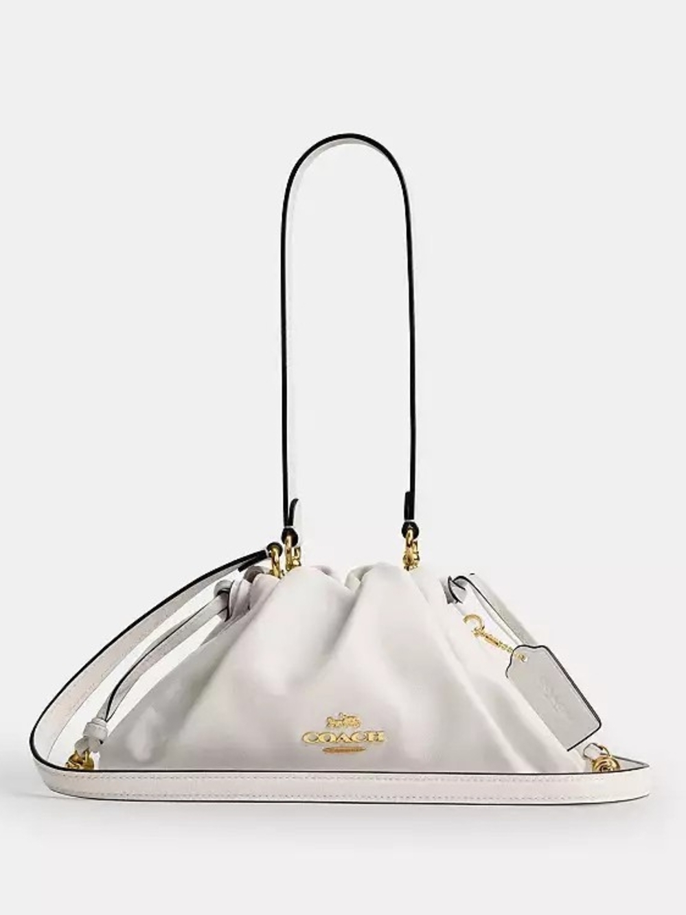 NWT!! Coach Faye Shoulder Bag In Gold/Chalk